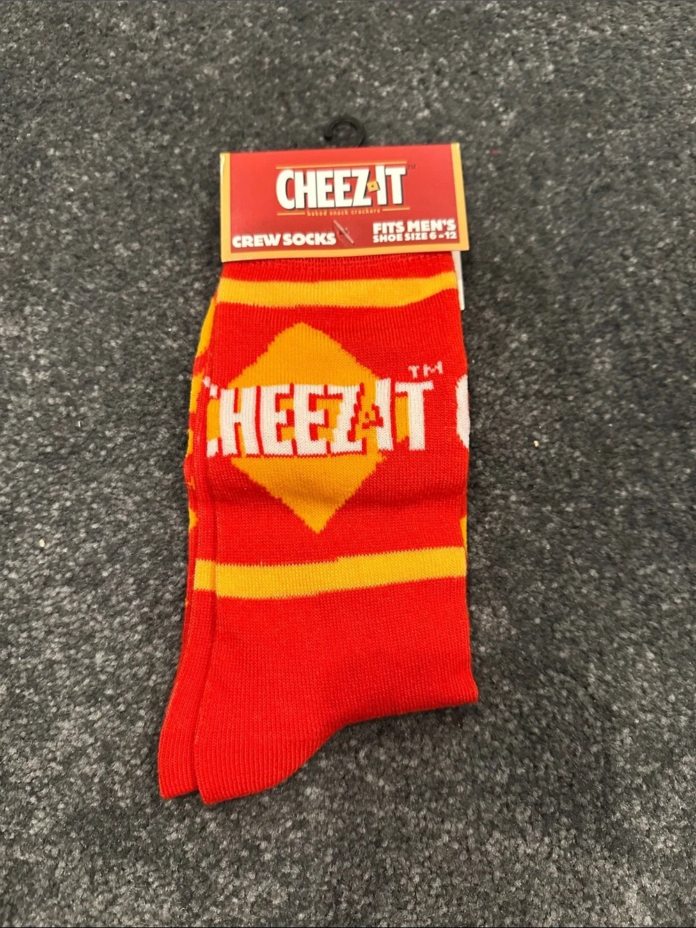 3/$25 Cheez it Logos Crew adult Socks soda funny crazy Novelty Socks